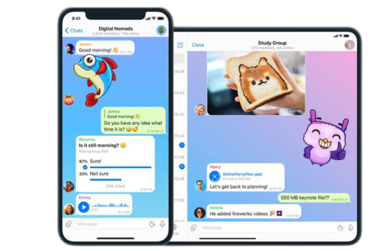Telegram官网应用界面展示
